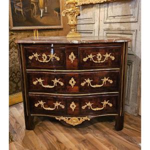 Commode De Forme Galbée Epoque Régence