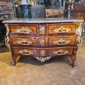 Louis XV Period Tomb-shaped Chest Of Drawers