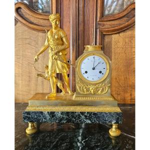 Pendule en Bronze Doré Epoque Directoire