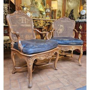 Pair Of Large Regency Period Armchairs