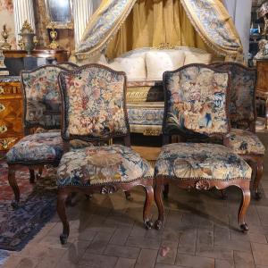 Suite de Six Chaises Epoque Louis XV