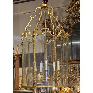 Lanterne de Forme Hexagonale de Style Louis XV