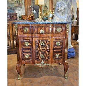 Entre-deux Chest Of Drawers Transitional Louis XV-louisxvi Period