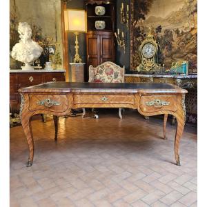 A Flat-topped Desk Louis XV Style