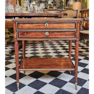 Table de Salon en Acajou Massif Epoque Louis XVI