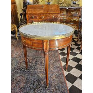 Louis XVI-era Mahogany Hot Water Bottle Table
