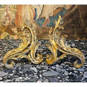 Pair Of 19th-century Andirons