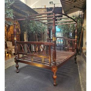 19th-century Canopy Bed