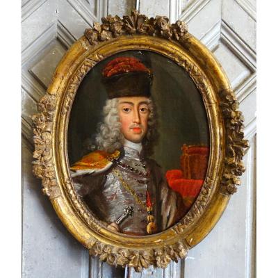 Portrait Of A Sovereign Epoque Eighteenth Century