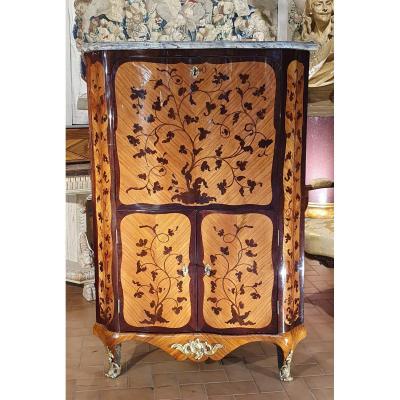 Rare Secrétaire d'Angle Epoque Louis XV