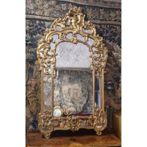 Important Parecloses Mirror Louis XV Period