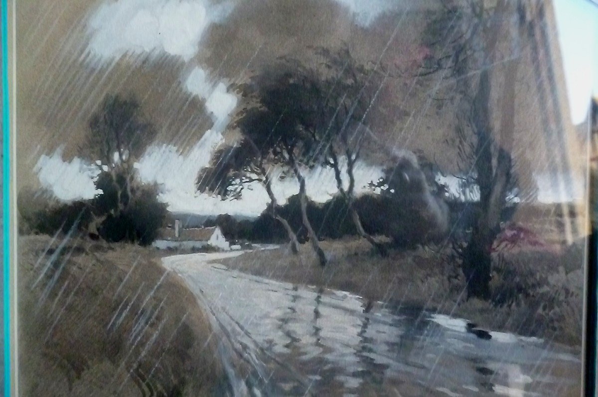 Rare Lavis Rain Landscape