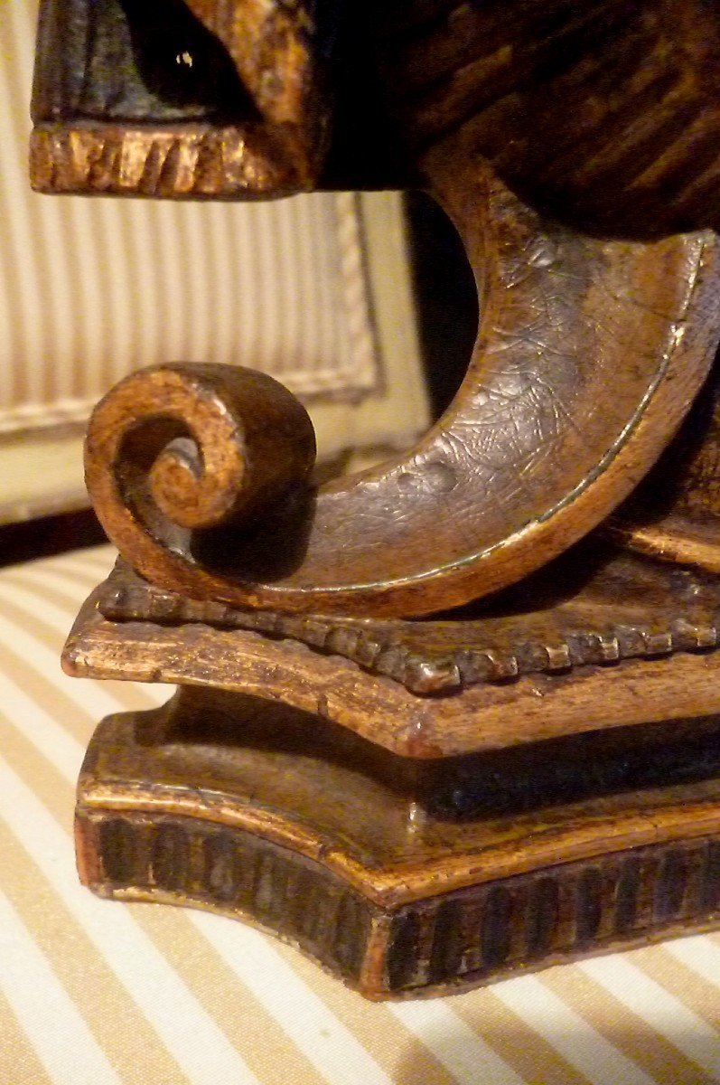 Watch Holder Epoque XVIII E Golden Wood-photo-7
