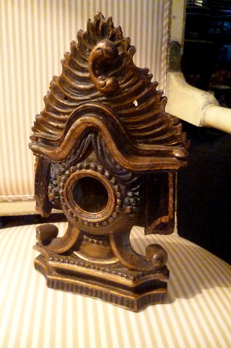 Watch Holder Epoque XVIII E Golden Wood