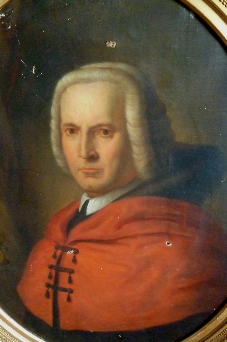 Portrait  Cardinal époque XVIII E-photo-2