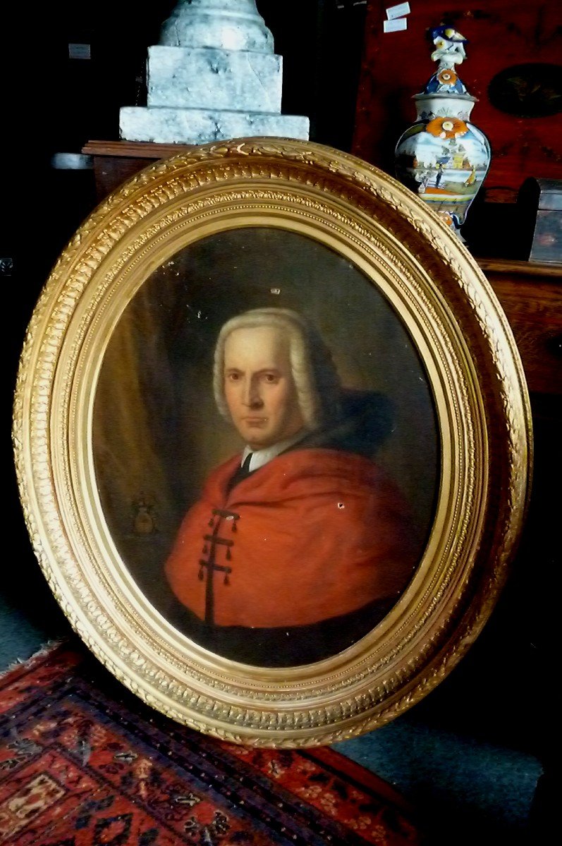 Portrait  Cardinal époque XVIII E-photo-7