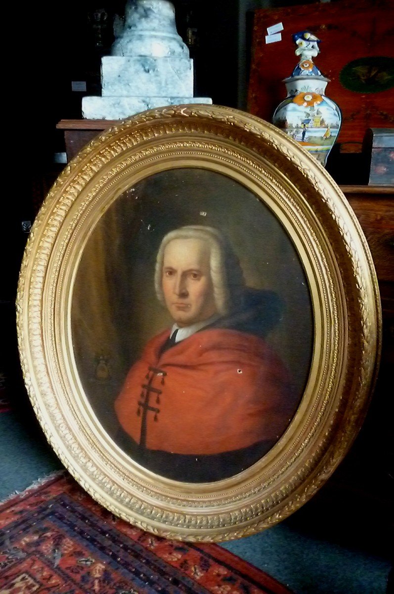 Portrait  Cardinal époque XVIII E