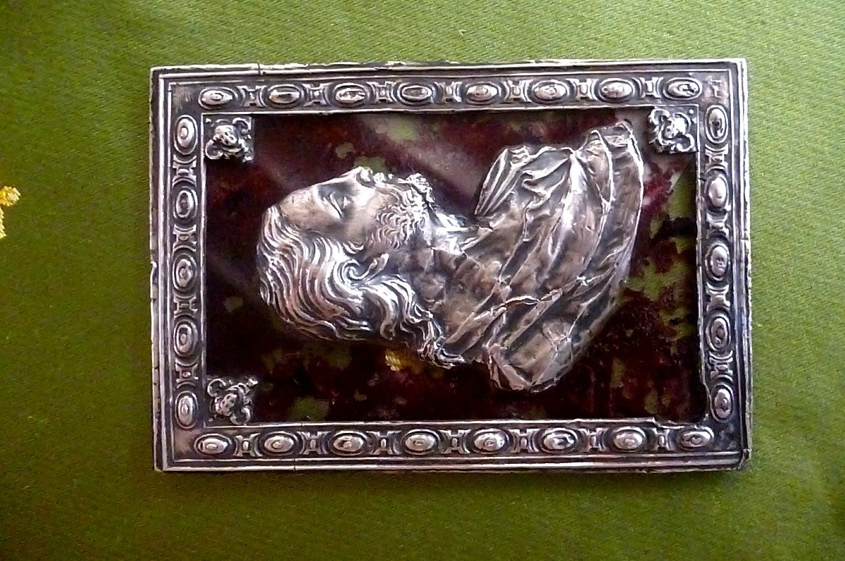 Christ  En  Argent  Italie  époque  XVII E  Siècle -photo-1