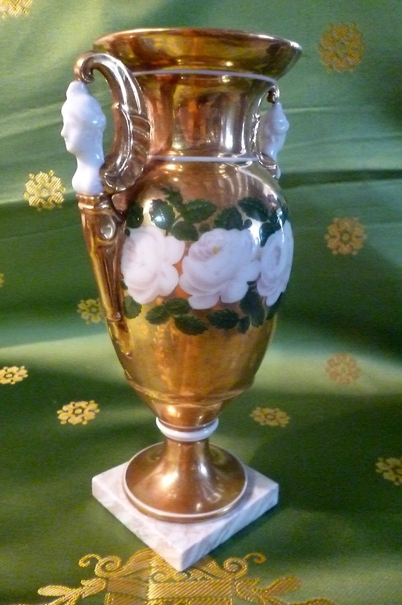 Vase  Médicis  Porcelaine De Paris époque 1830