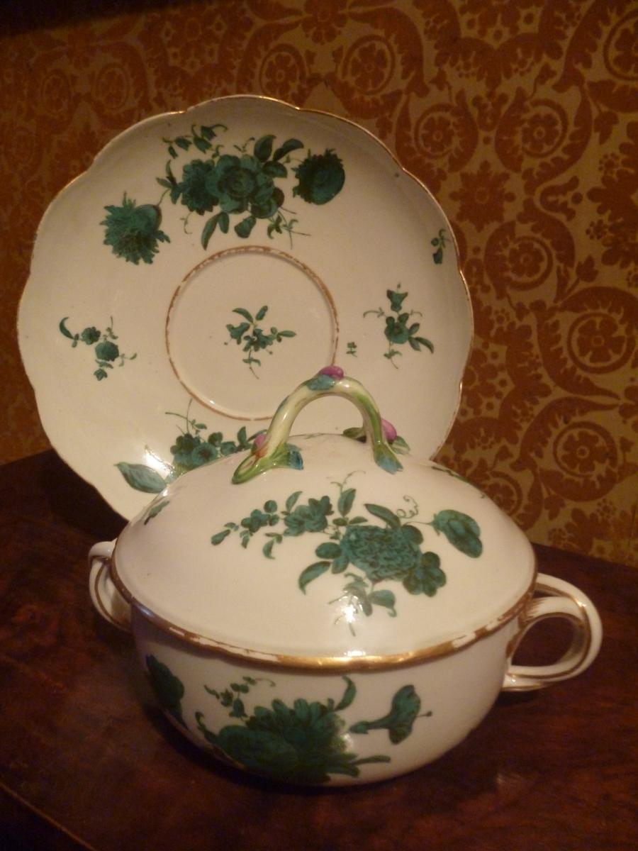 Important Bol à Bouillon Meissen époque XVIII E Siècle 