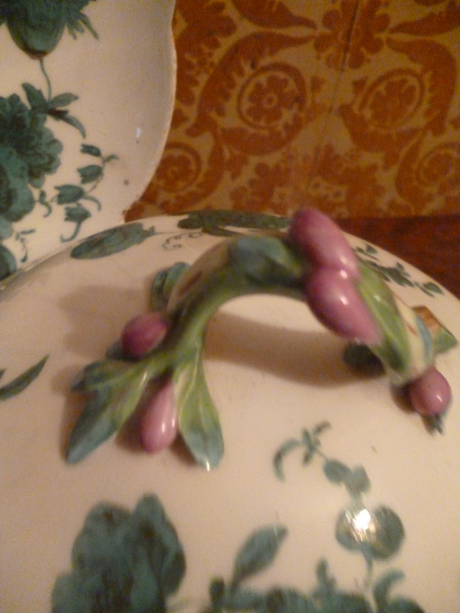 Important Bouillon Bowl XVIII E Century Meissen Time-photo-2