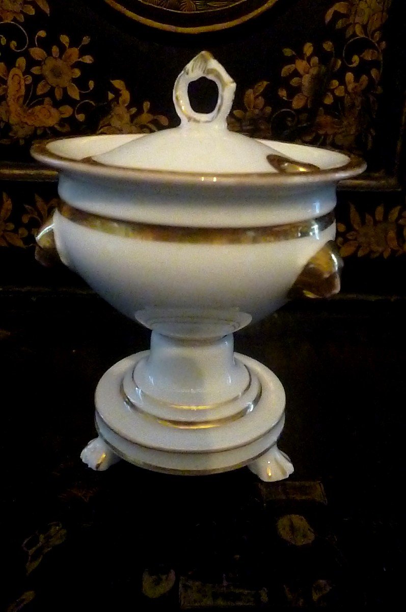 Paris Porcelain Dinette Jam Maker 19th Century-photo-7