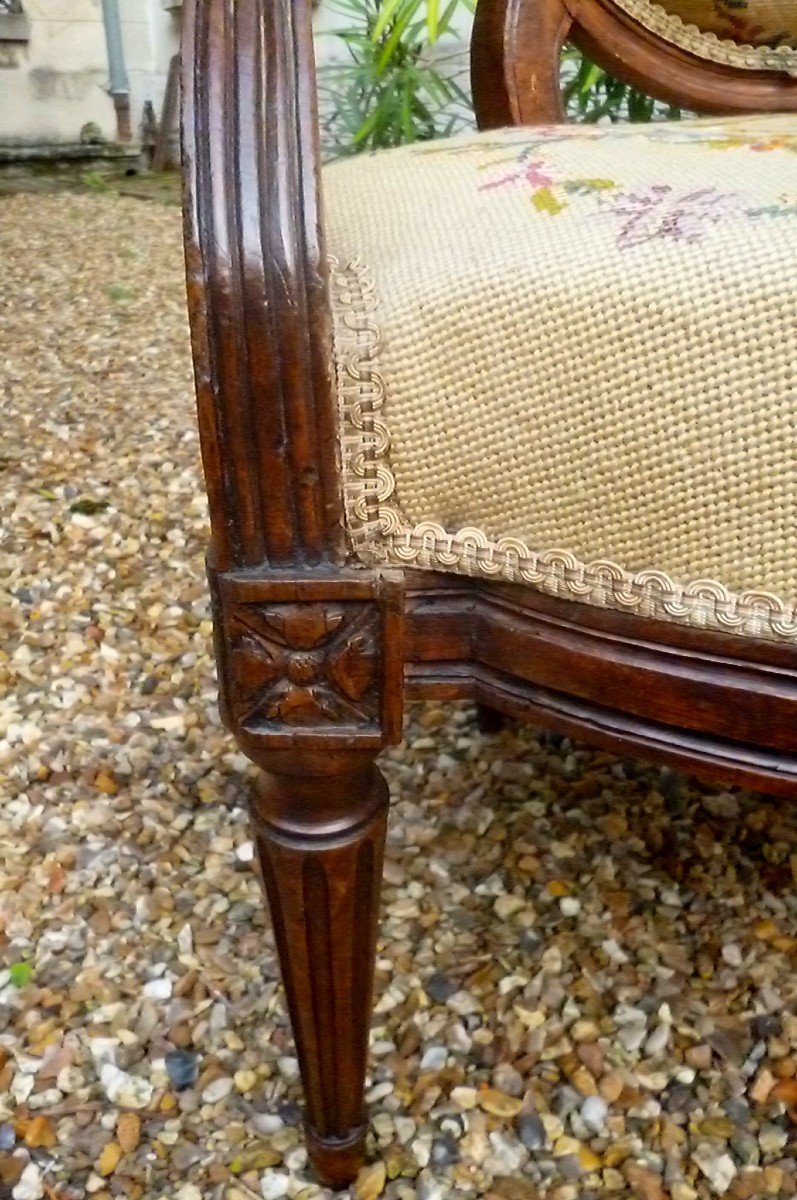 Pair Of Louis XVI Period Armchairs-photo-2
