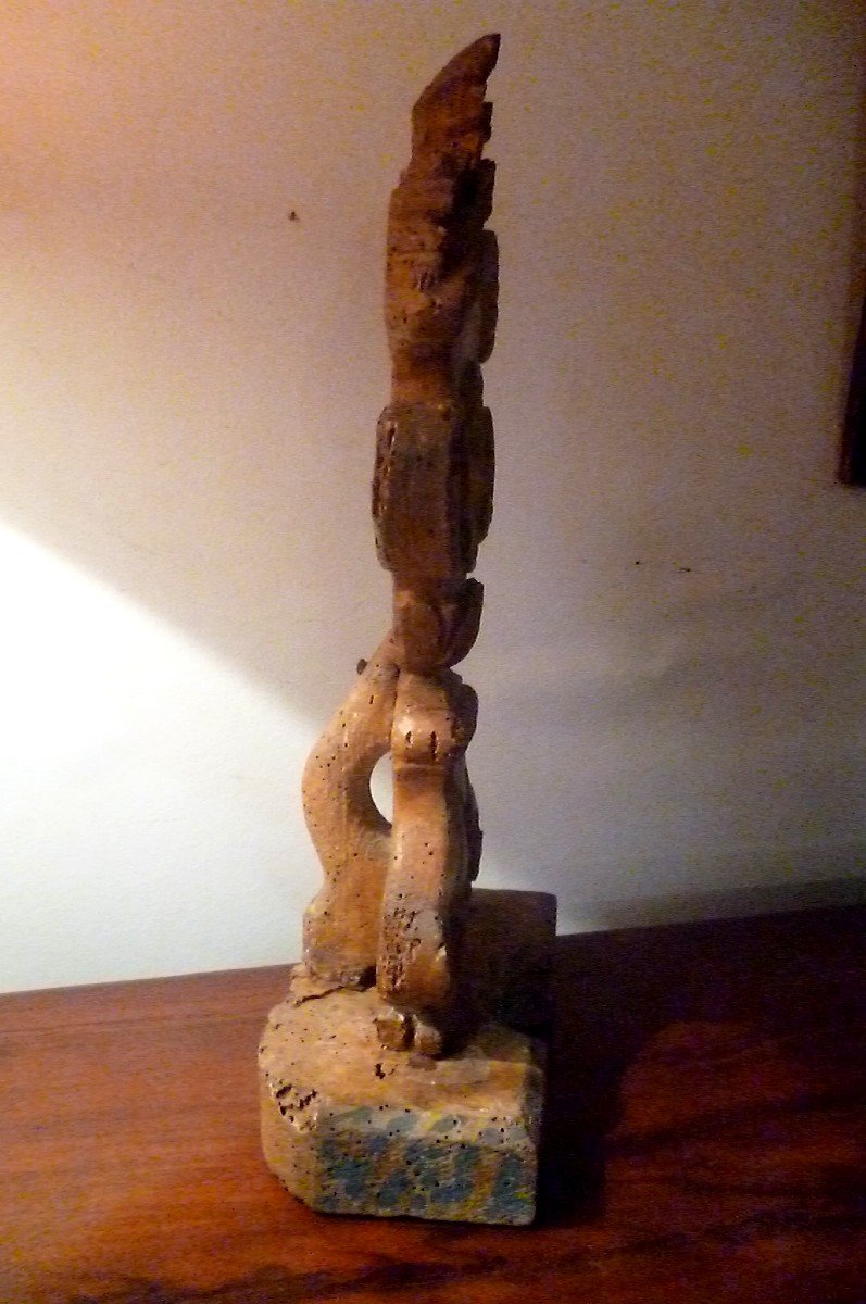 Reliquaire  Bois Doré  Epoque XVIII E Siècle-photo-4
