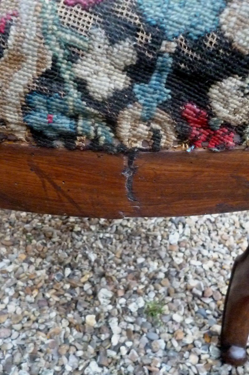 Pair Of Restoration Period Armchairs-photo-4