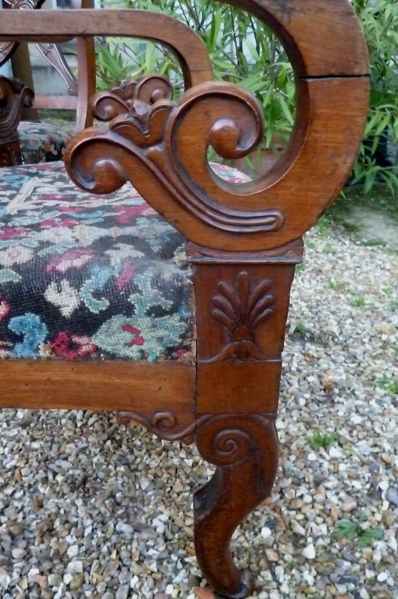 Pair Of Restoration Period Armchairs-photo-8