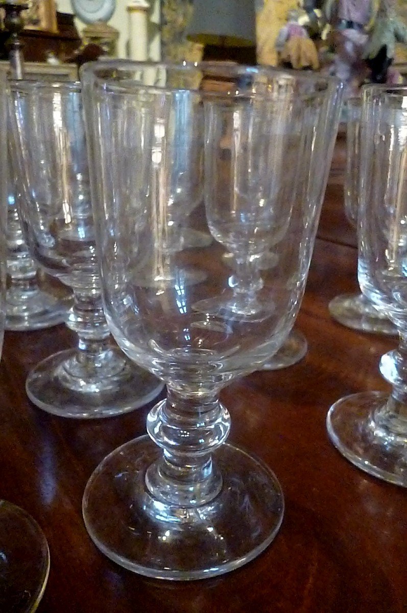  22  Verres  Epoque  Milieu Du  XIX E  Siècle-photo-2