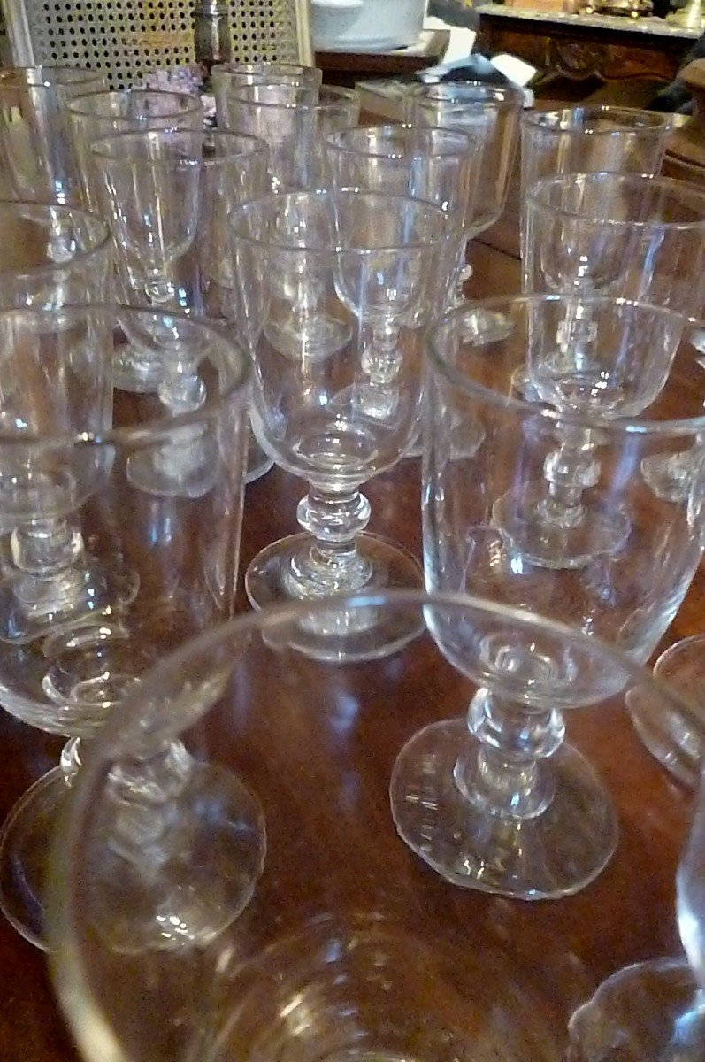  22  Verres  Epoque  Milieu Du  XIX E  Siècle-photo-4