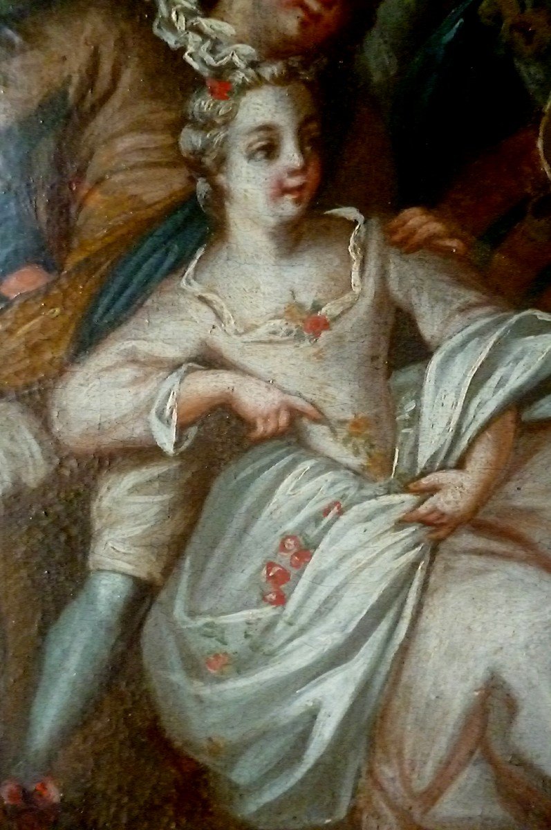 Galante Scene Louis XV Period-photo-5