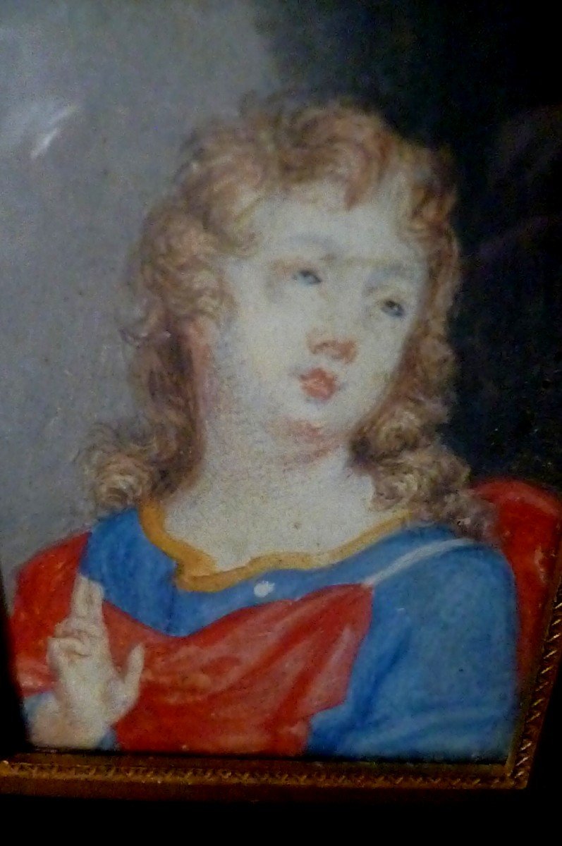 Miniature St John The Baptist, 18th Century-photo-6
