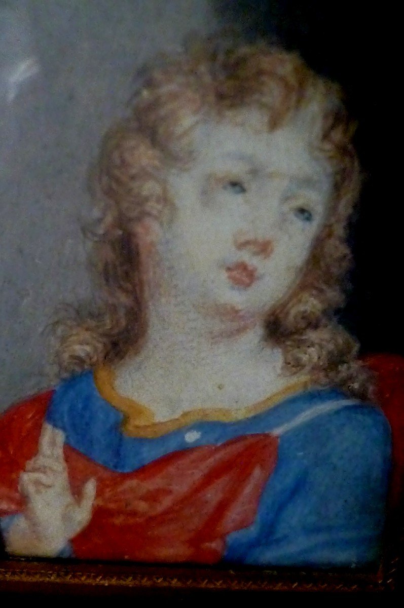 Miniature St John The Baptist, 18th Century