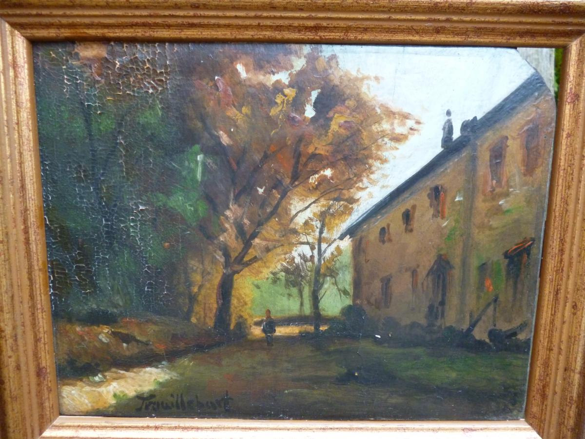 Scene Champetre Signed Trouillebart