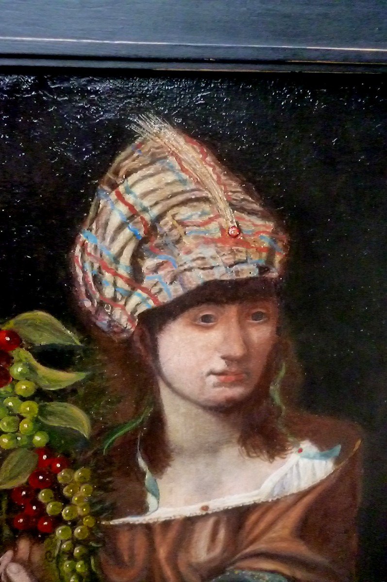 Importante  Huile  Sur  Toile  Italie  XVII E  Siècle-photo-3