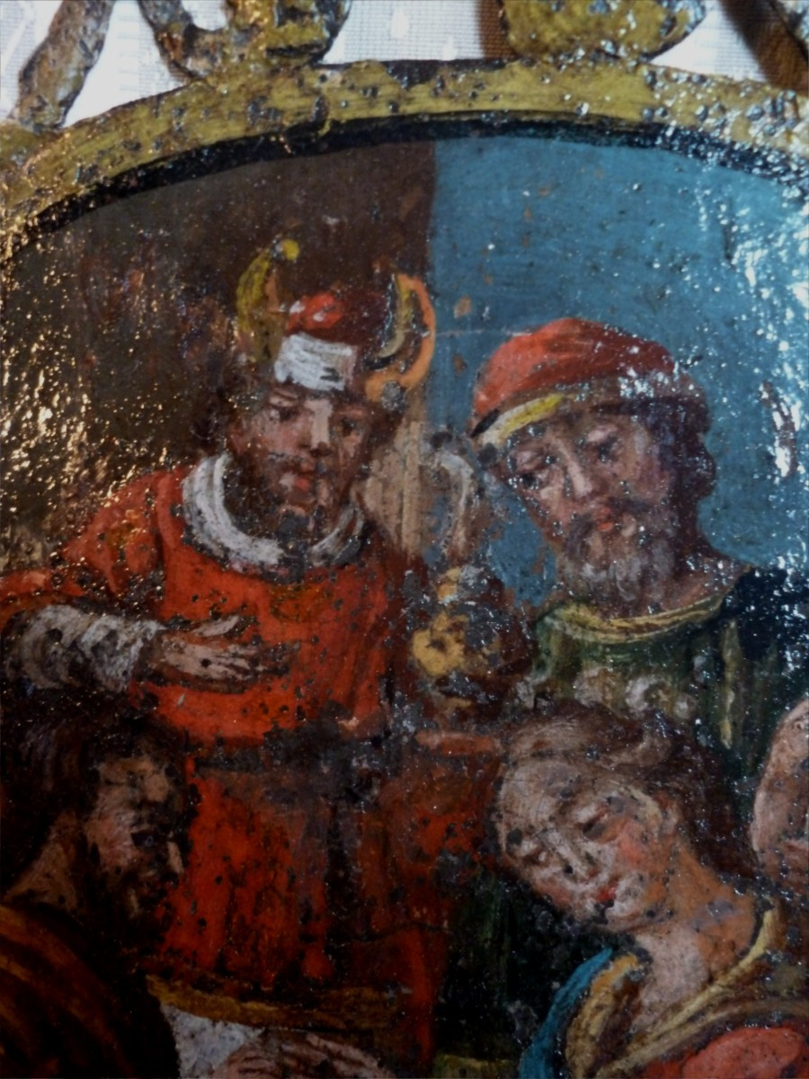 Ex  Voto  Alsacien  Epoque  XVIII E  Siècle-photo-2