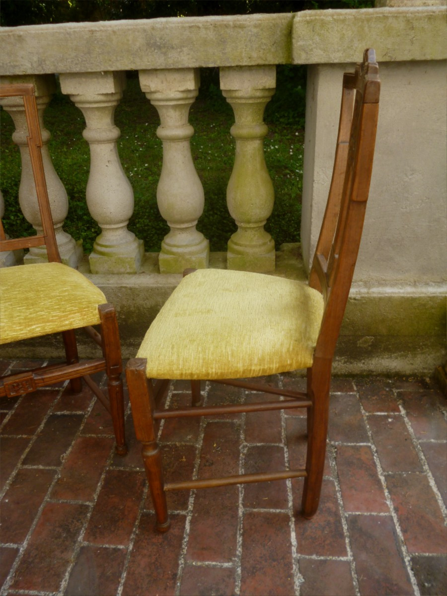 Pair Of Louis XVI Period Chairs-photo-1