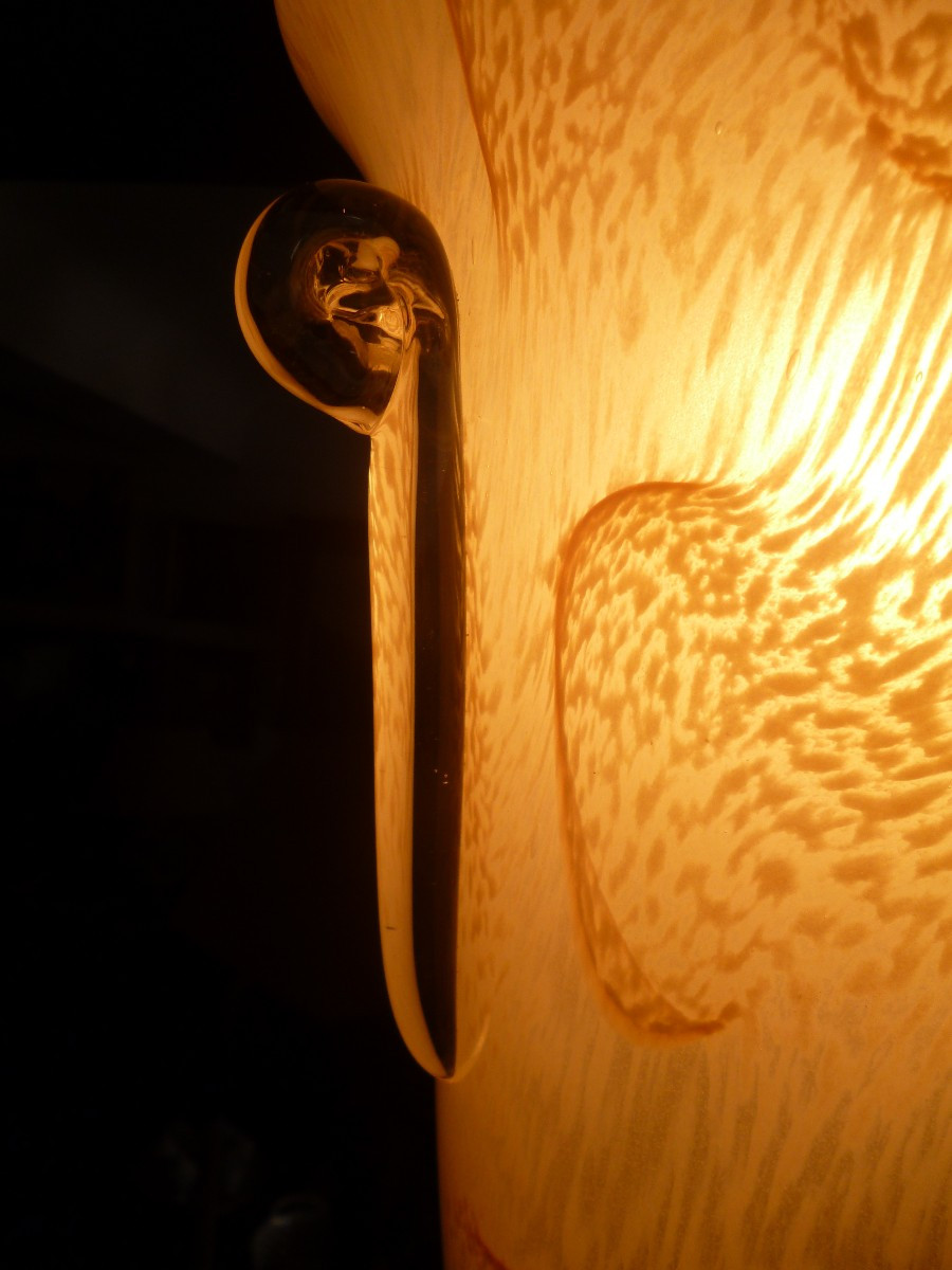 Large Murano Illuminated Lamp Base, 1960s-photo-2