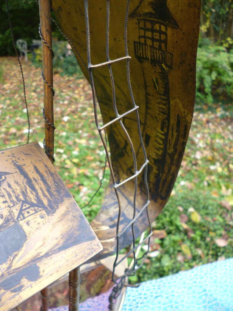 Cave à  Liqueur époque N III en forme de bateau-photo-4