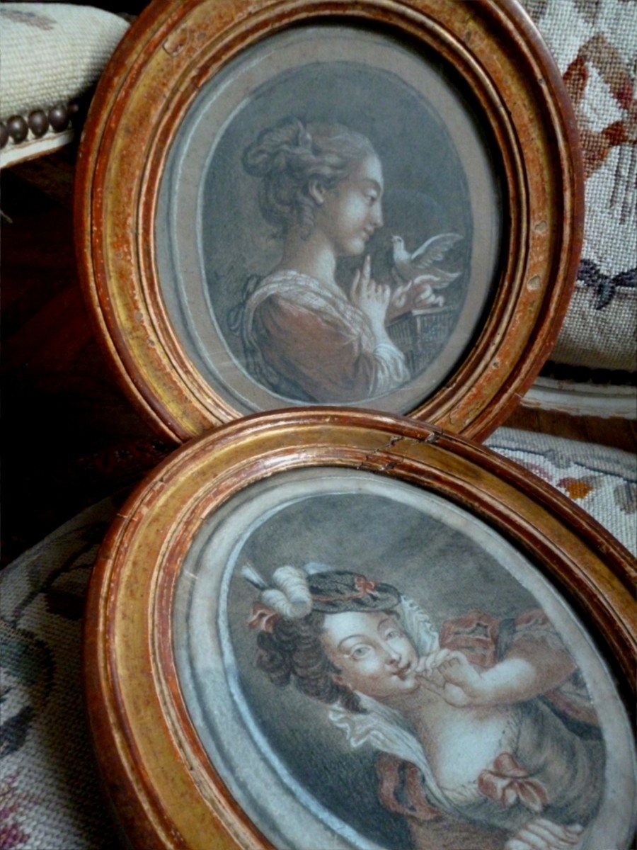 Dessin  Comtesse De BIZY  ,  CHATEAU DE BIZY  Eure-photo-4