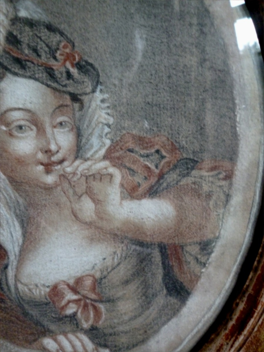 Dessin  Comtesse De BIZY  ,  CHATEAU DE BIZY  Eure-photo-3