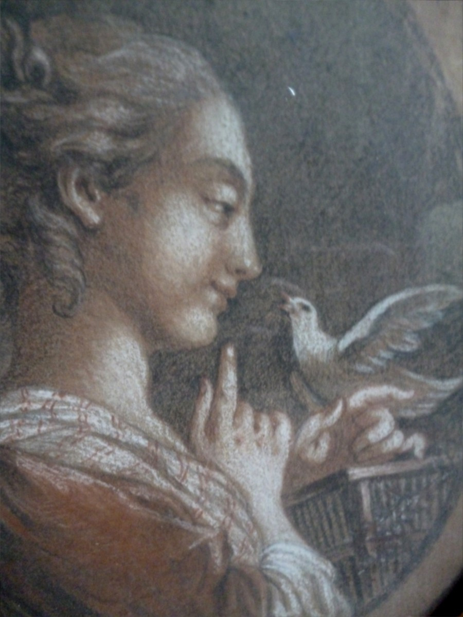 Dessin  Comtesse De BIZY  ,  CHATEAU DE BIZY  Eure-photo-7