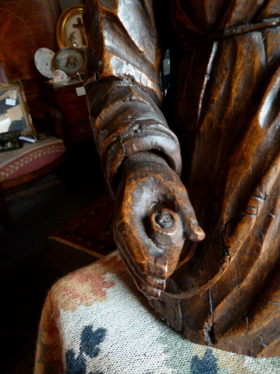  Statue  Religieuse   Fin  du XVII e Siècle-photo-1