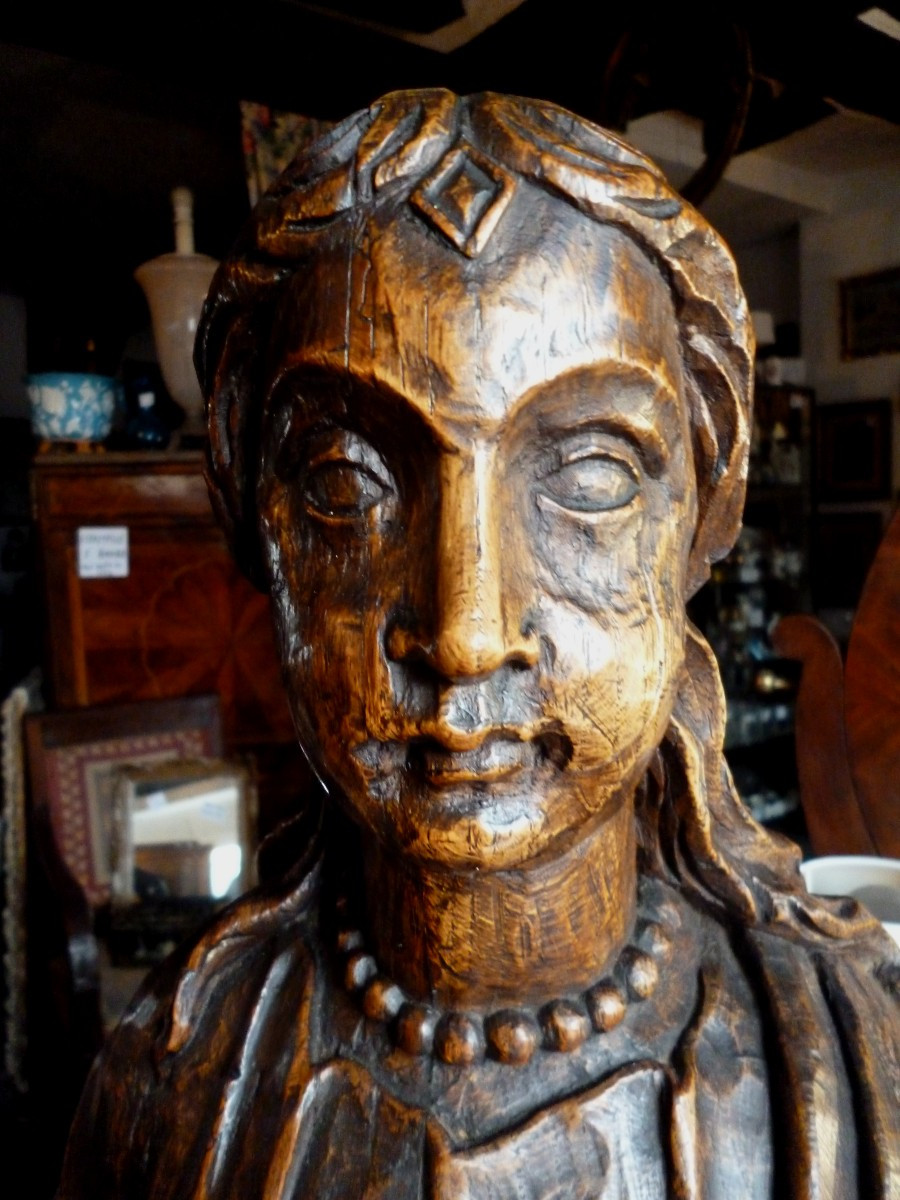  Statue  Religieuse   Fin  du XVII e Siècle-photo-7