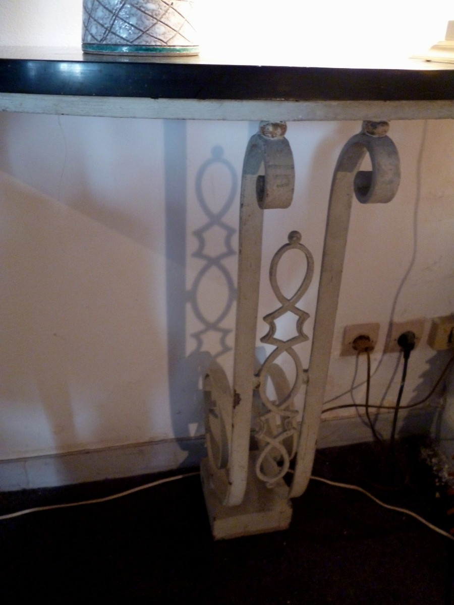 Wrought Iron Console 1950
