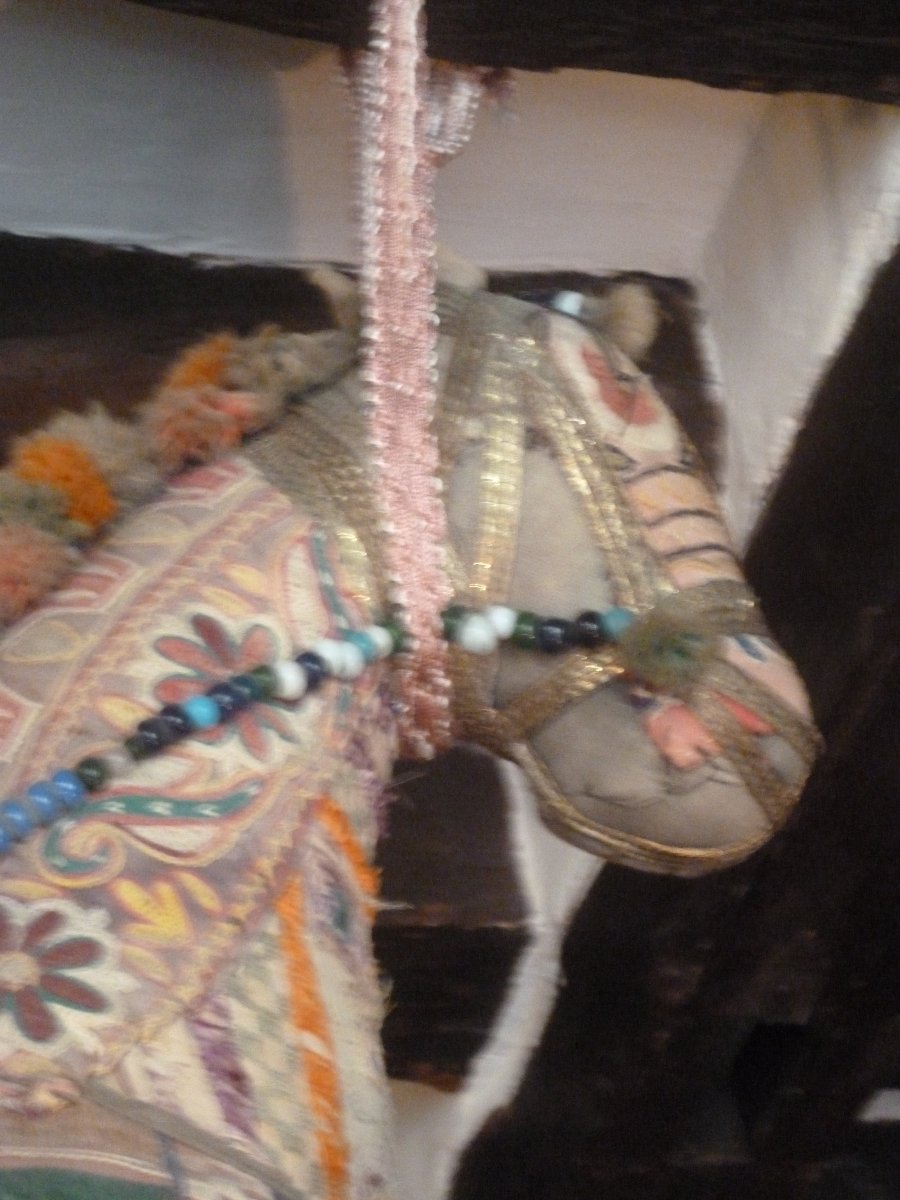 Gujarat Embroidered Horse 1900-photo-4