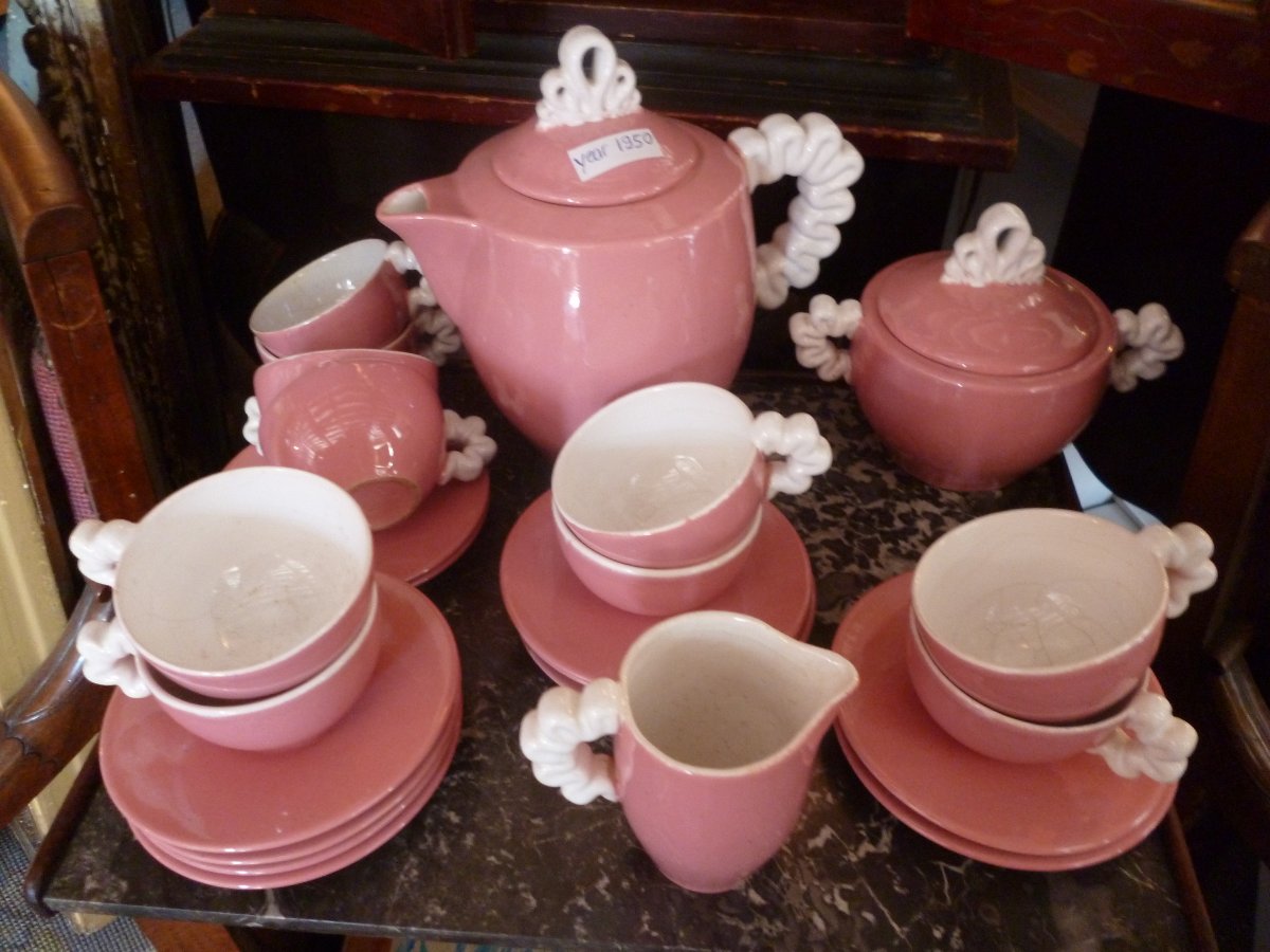Coffee Set  1950s   Designed By Argilia  France-photo-5