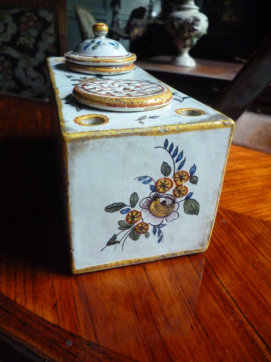 Inkwell, Complete, 18th Century-photo-2